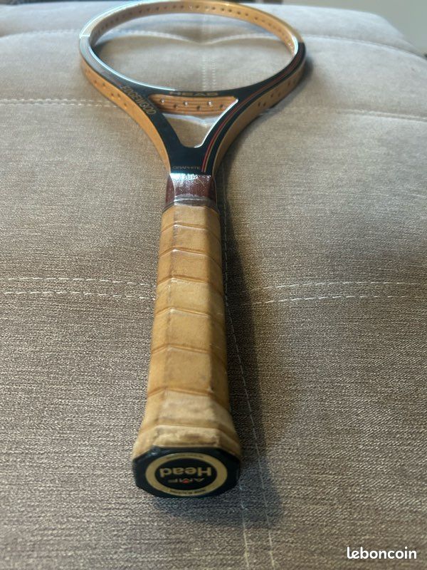 Raquette de tennis Head AMF en bois - Collection Vintage