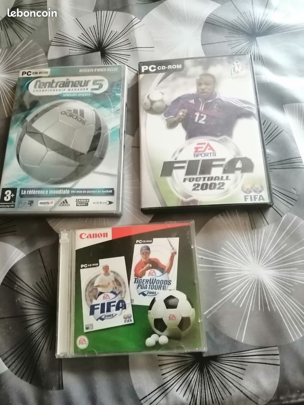3 jeux pc foot ball (image 1)