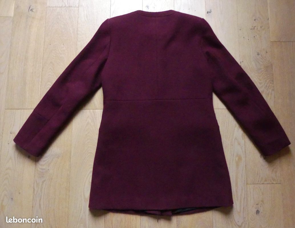 Manteau femme bordeaux PIMKIE COLLECTION Taille M Très bon état (image 3)