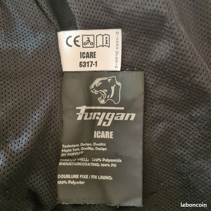 Veste d'été furygan Taille XL (image 3)