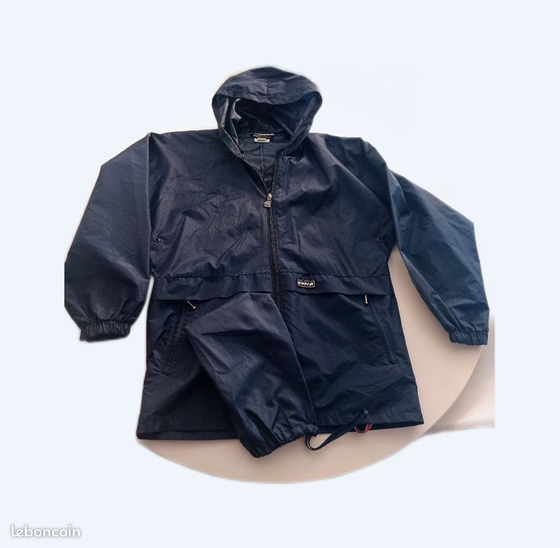 Veste/blouson Tissaïa fausse fourrure bleu marine taille 38 - Vêtements