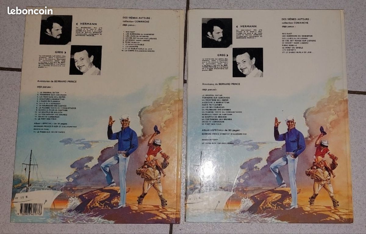 Bd bernard prince plusieurs albums disponibles par Hermann et greg (image 2)