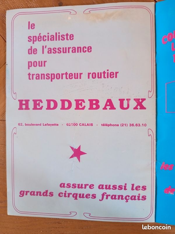 Programme cirque PINDER et poster (image 5)