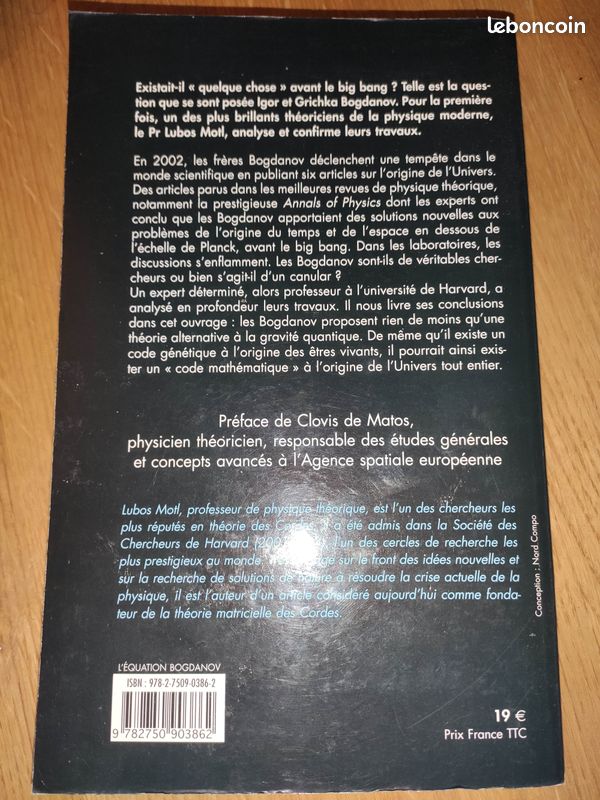 L'équation Bogdanov lubos Motl (image 2)