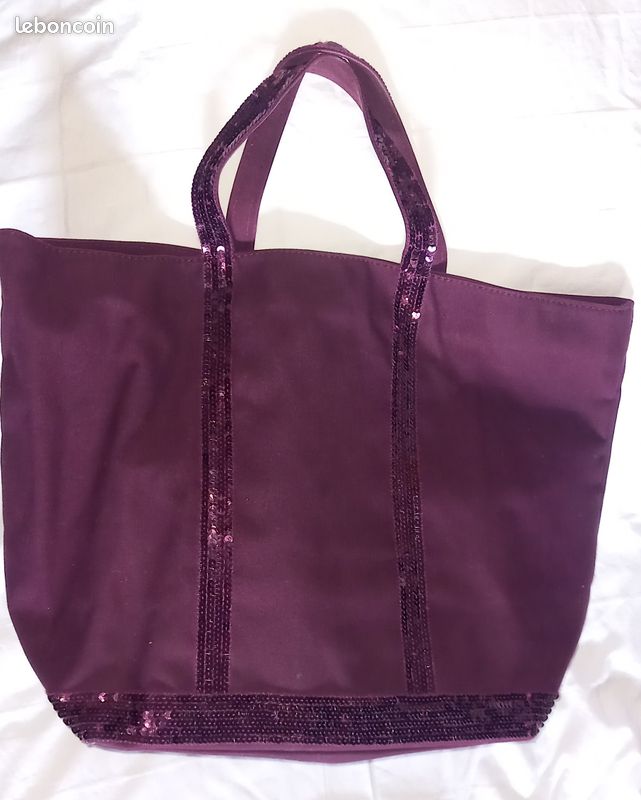 Sac Vanessa Bruno bordeaux + pochette (image 1)