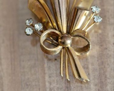Broche Ancienne Vintage Française - Années 60 - Occasion - Bijou Rétro