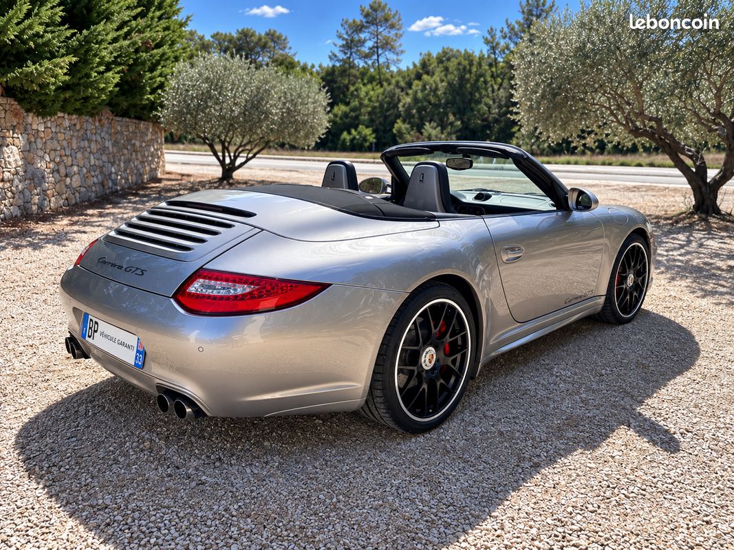 Porsche 911 Carrera Gts / Type 997 / Cabriolet / Origine France / Propulsion / 408cv / 3.8 / Pdk 7 / Phase 2 / Garantie 12 Mois (image 4)