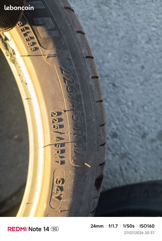 Pneu Michelin Primcy 4 17" (image 3)