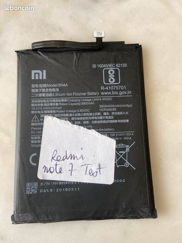 Batterie redmi note 7 (image 1)