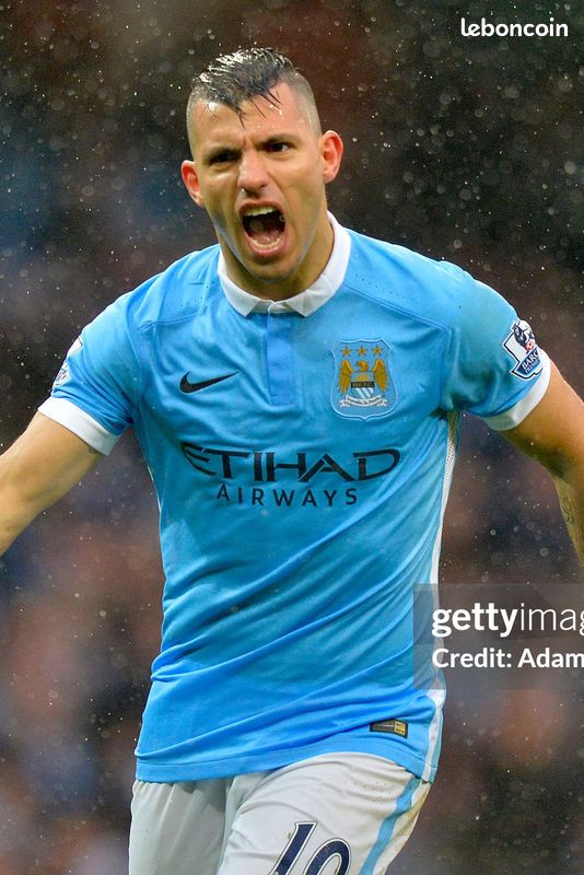 2015/2016 - Maillot Manchester City extérieur [#10 KUN AGÜERO] - M – Vista football shop