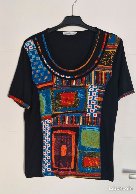Tee-shirt imprimé, marque Christine Laure (image 1)