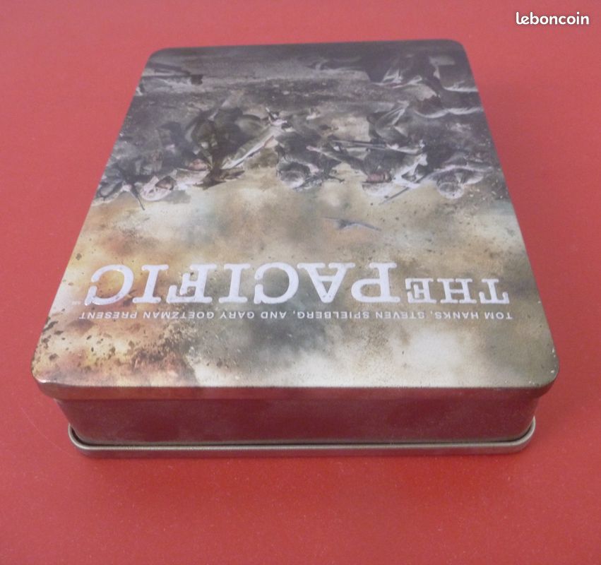 THE PACIFIC film Tom Hanks, Steven Spielberg, Gary Goetzman Coffret métal 6 DVD - C. NEUF (image 7)