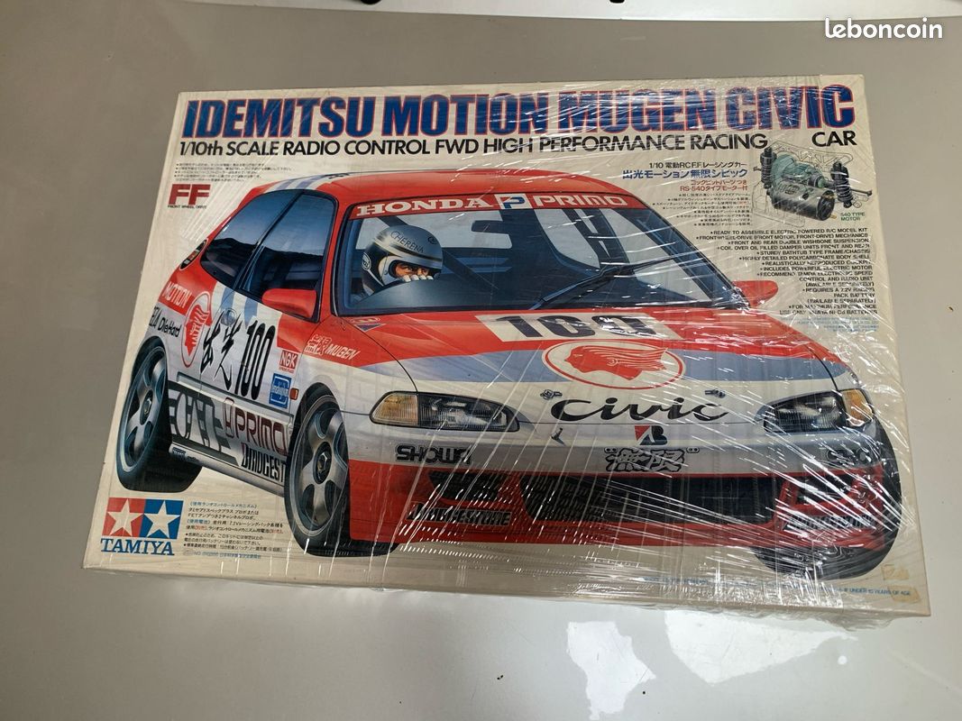 Mega rare , tamiya 1/10 vintage Honda civic ff01 - Modélisme