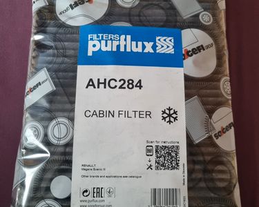 Purflux Filtre D'Habitacle Charbon Actif AHC284 - Compatible C4 Picasso 3008 5008 Et Plus