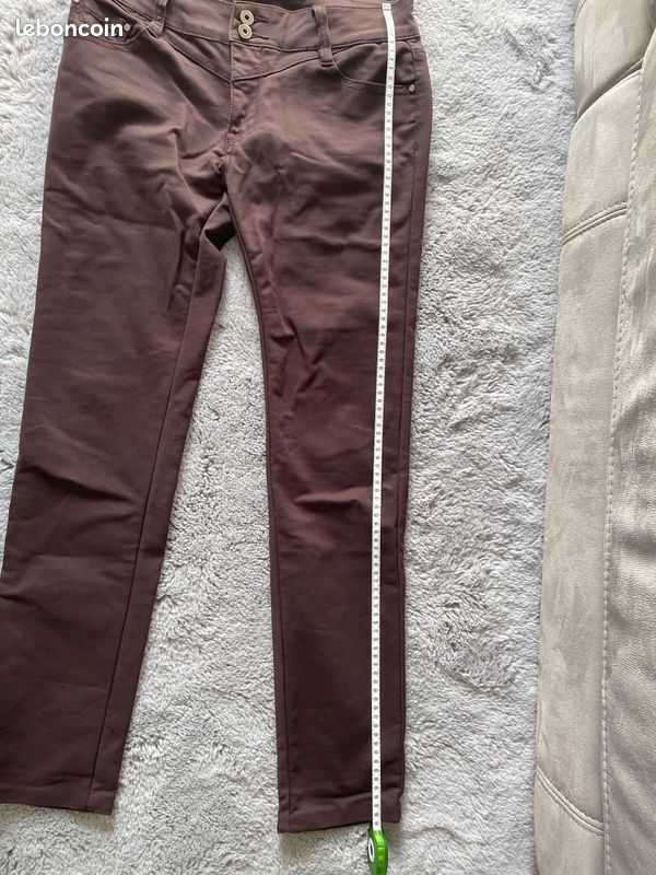 Pantalon femme taille basse (image 7)