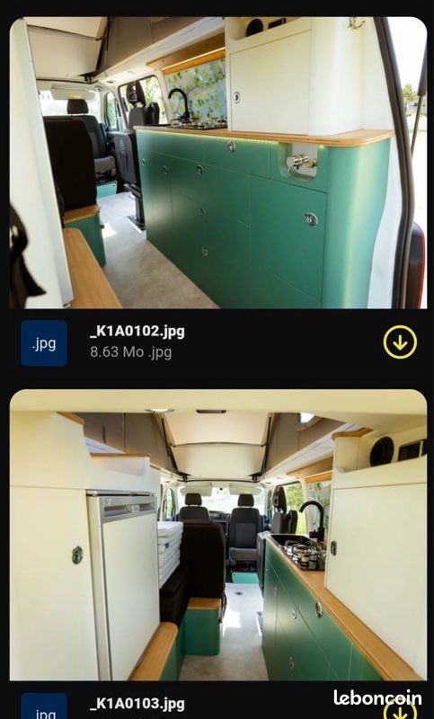 Van aménagé Volkswagen T6.1 haut de gamme 5 places - 5 couchages (image 2)