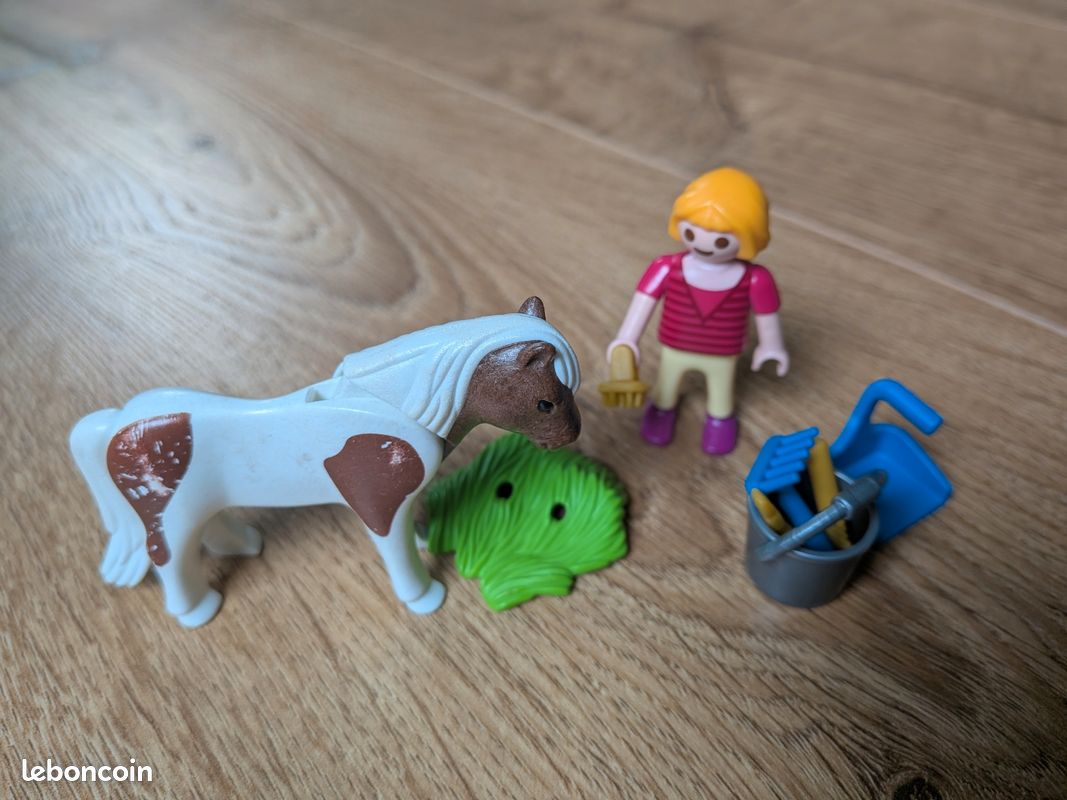 Playmobils enfant avec poney (image 1)