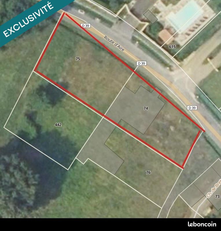 Terrain 1012 m² · à Duhort-Bachen · 1 012 m² · 40 000 €