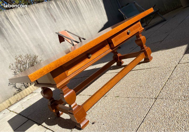 Table basse en bois (image 1)