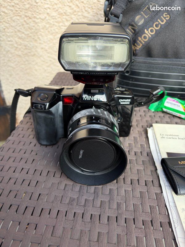 Appareil photo argentique Minolta Dynax 7xi + flash - Photo, audio & vidéo