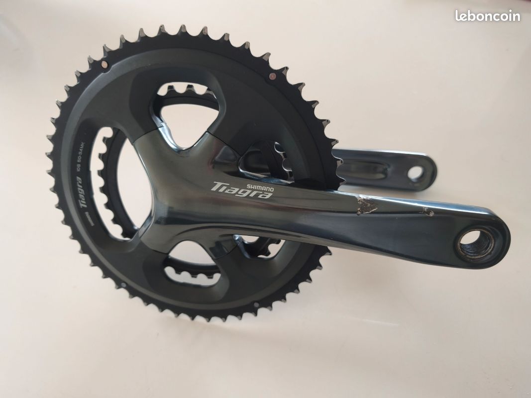 Pedalier Piste Shimano Tiagra 165 ref fc-4400 rare - Collection