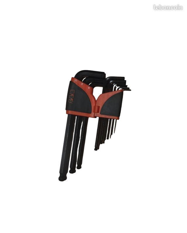 Clé longue articulée en T 6 pans 1/2 L. 412 mm CrV - OS 0057 - CLAS Equipements