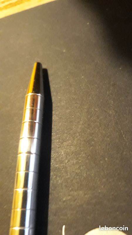 Stylo Plume Dupont Saint Germain Ancien – Argenté Plaqué Or, Avec Son écrin
