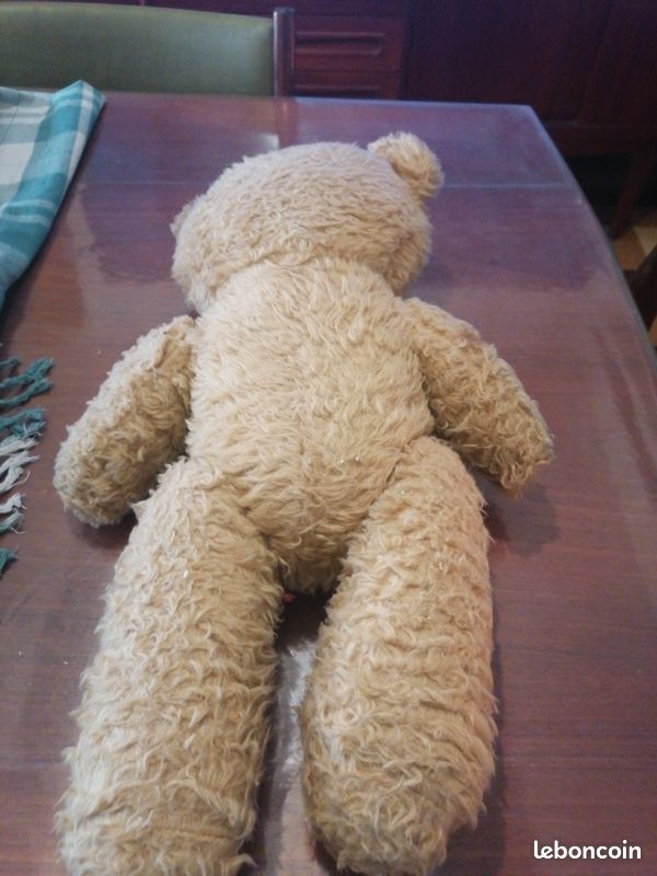 Ancienne Peluche / Doudou - Années 1950/1960 - Europe - Ourson Vintage