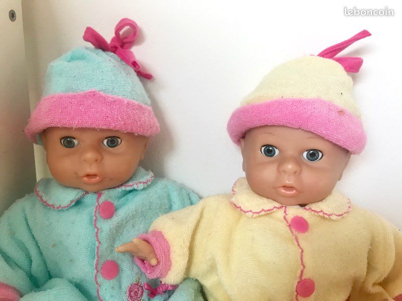 2 bébés jumeaux très mignons habillés mattel (image 3)