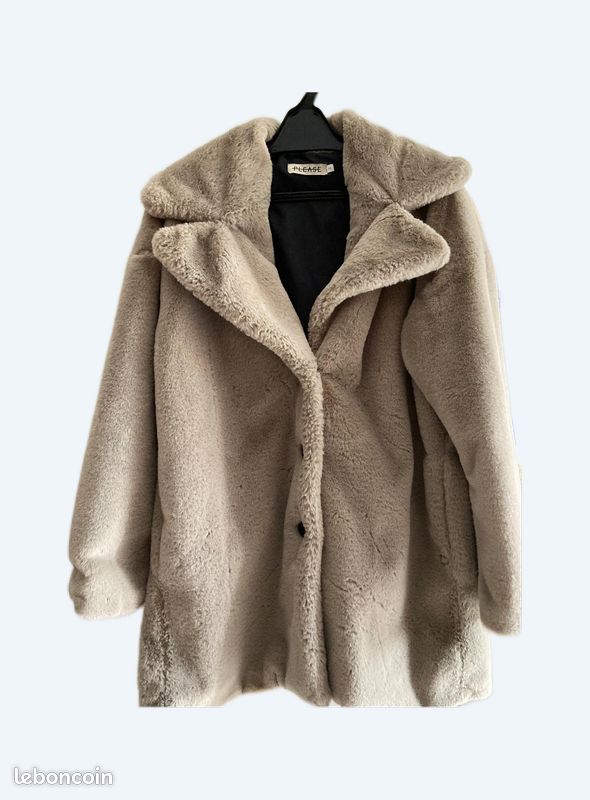 Veste oversize imitation fourrure Vêtements