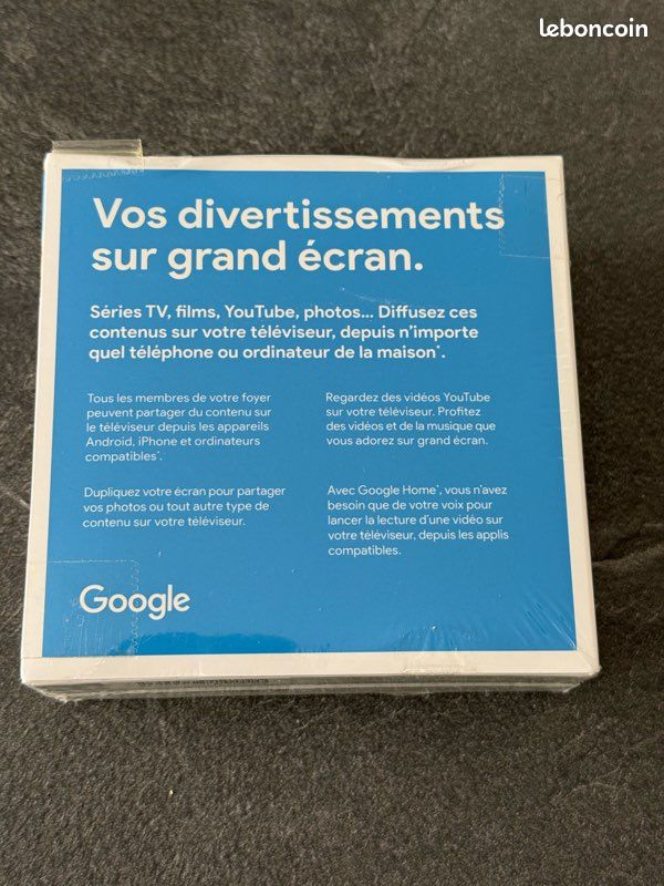 Google Chromecast 3 neuf (image 3)