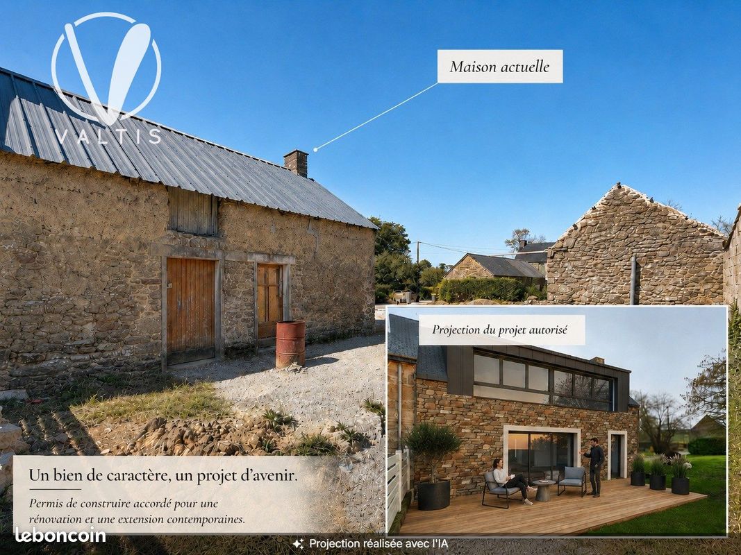 Maison 1 pièce 50 m² · à Plédéliac · 50 m² · 74 990 €