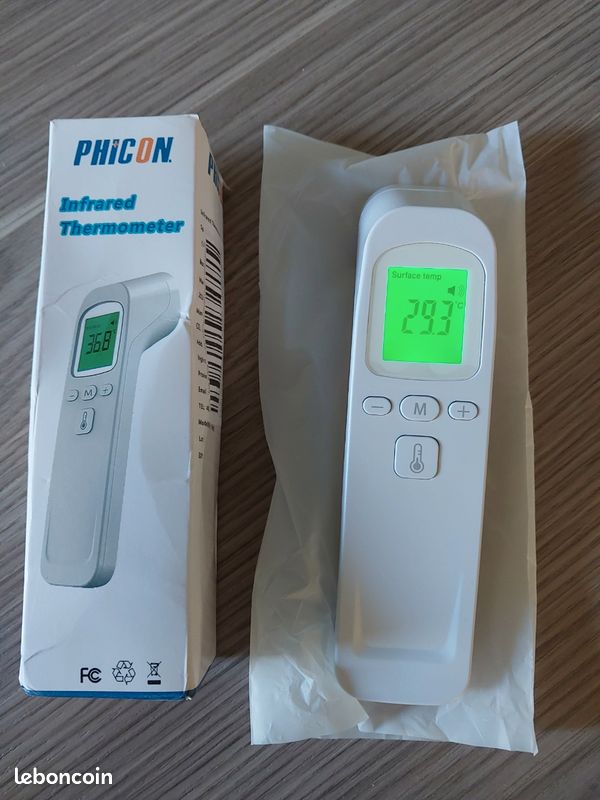 Thermomètre frontale infrarouge (image 1)