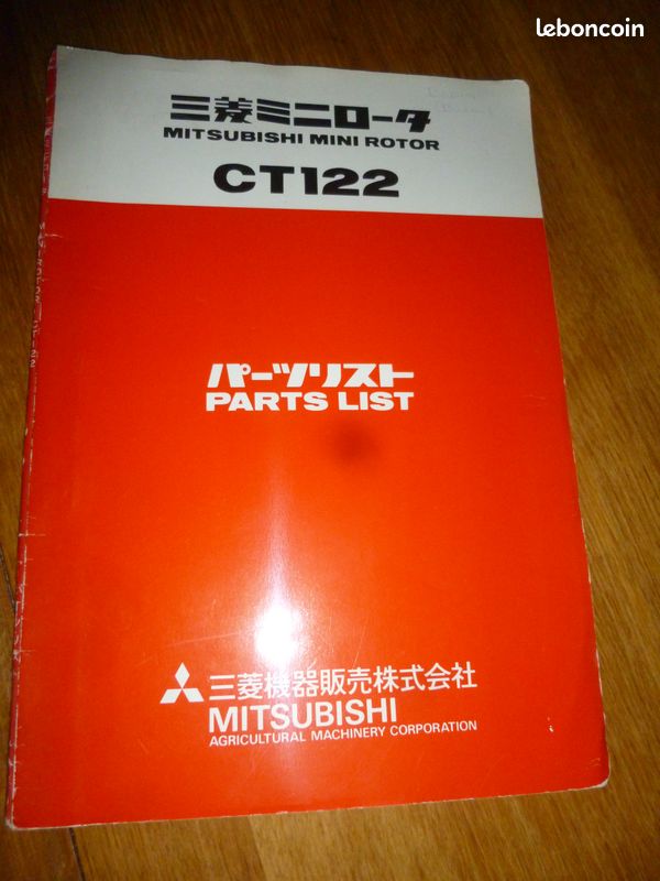 Mitsubishi CT 122 vues éclatées (image 1)