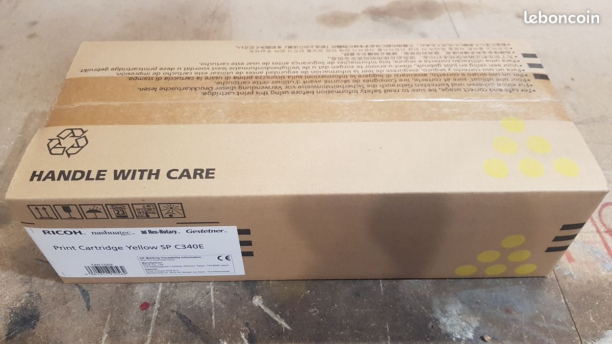 RICOH Cartouche Toner Laser Jaune SP C340E (image 1)
