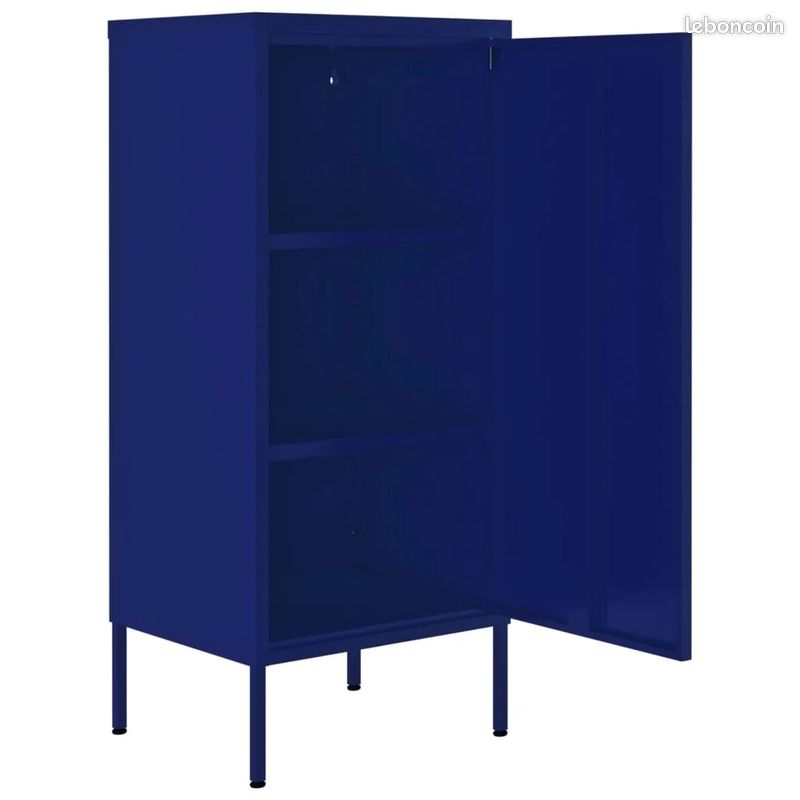 vidaXL Armoire de rangement Blanc 42,5x35x101,5 cm Acier336197