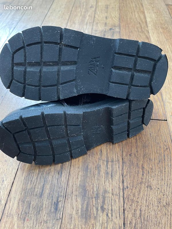 Bottines vernis noires Enfant taille 28 Zara (image 5)