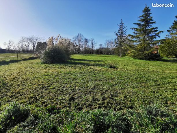 Terrain 1200m2, vue sur les Pyrénées