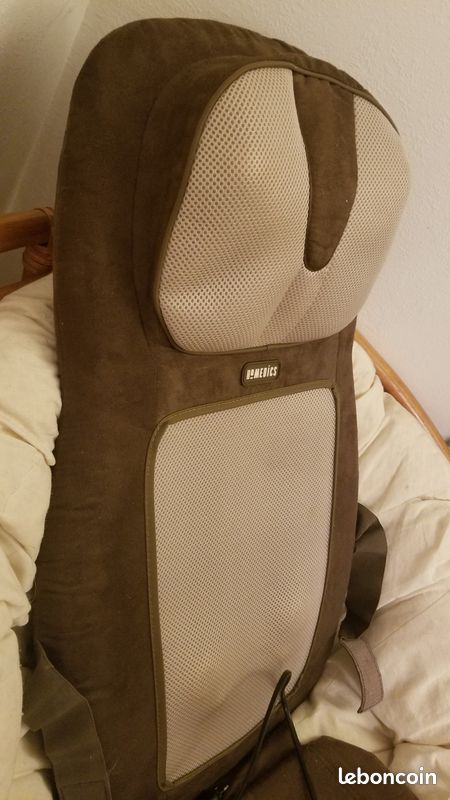 Chaise massante chaleur Shiatsu 2 en 1 dos et épaule (image 2)