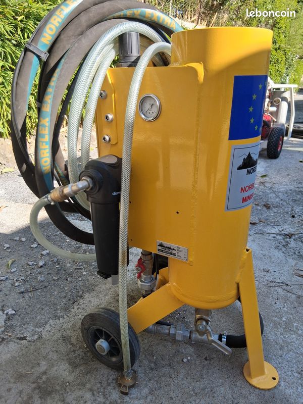 Aérogommeuse Sableuse PRO + Compresseur Winair Eco 1200 Honda GX390 - 34H (image 4)