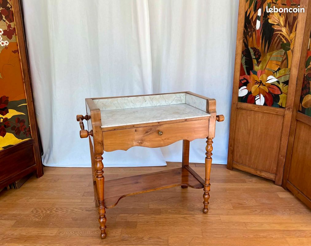 Coiffeuse/ Table de toilette ancienne, Louis Philippe (image 15)
