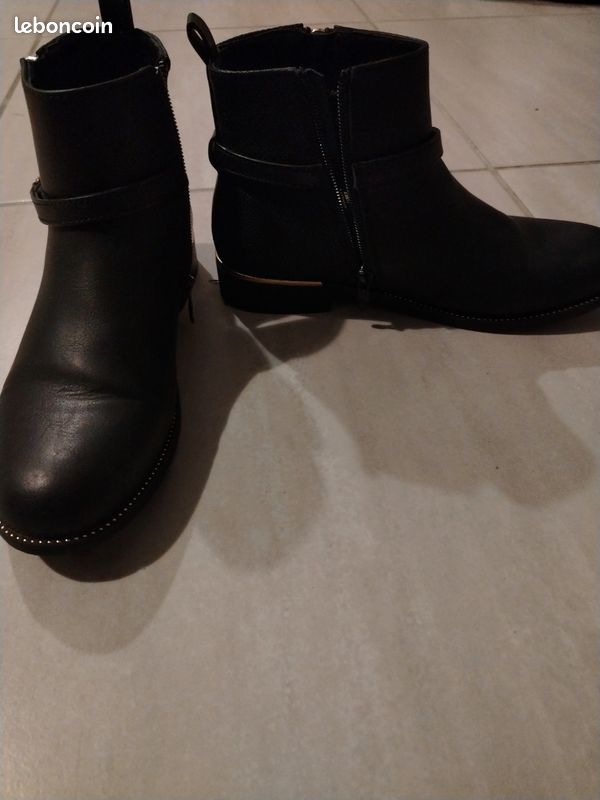 Paire de bottines femme 38 (image 1)