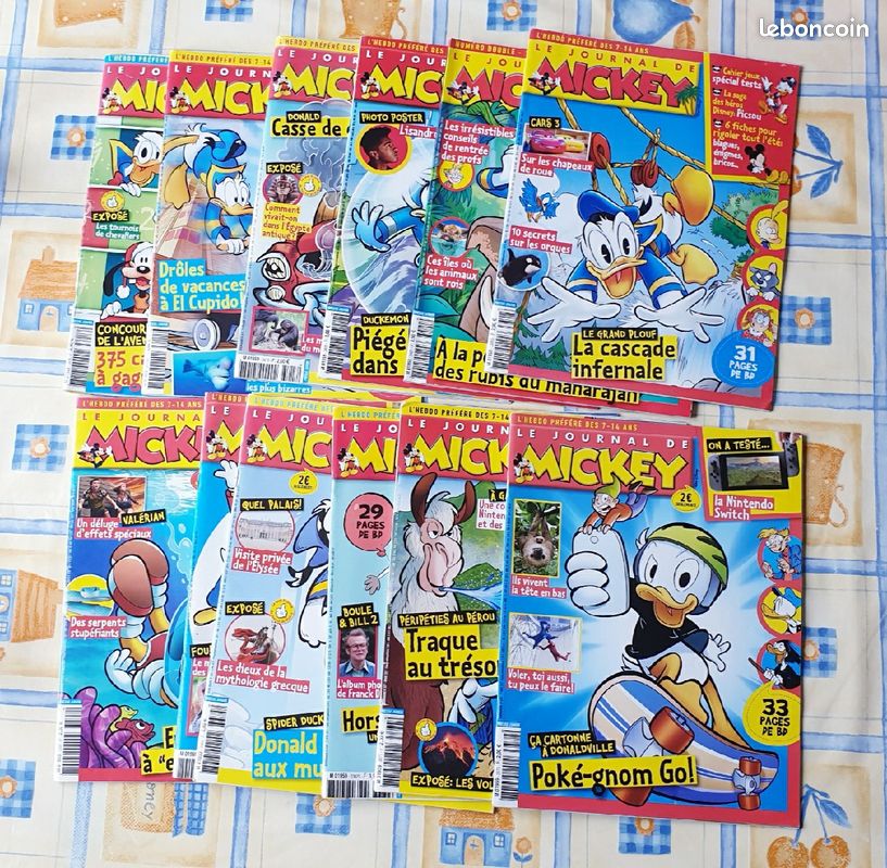 Lot de 25 magazines le journal de mickey de 2006 a 2021 (image 1)