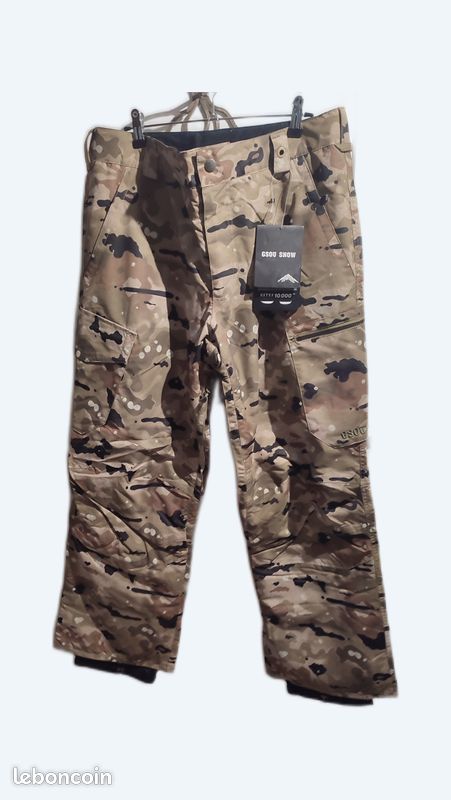 Pantalon De Ski Et Snowboard Unisexe GSOU SNOW – Imperméable 20 000 Mm, Coupe-vent – Chaud Et Respirant – Coupe Ample