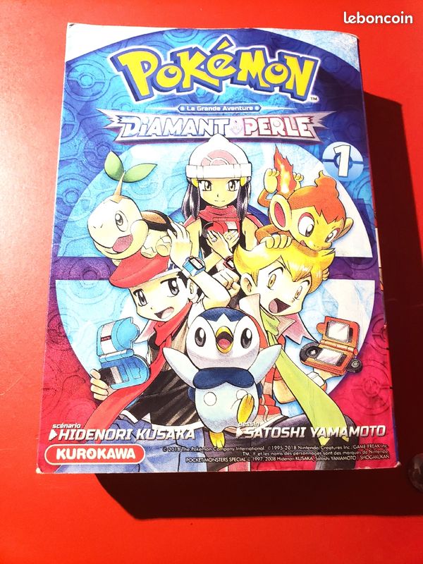Manga pokemon diamant,perle et platine d'occasion (image 1)