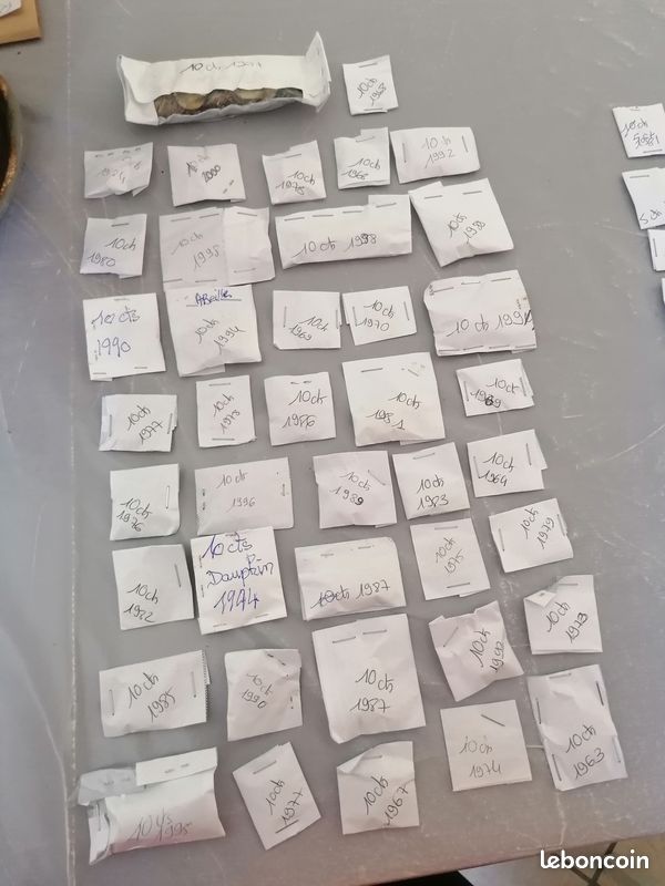 Lot ilmportant de pieces de francs tres bon etat (image 1)