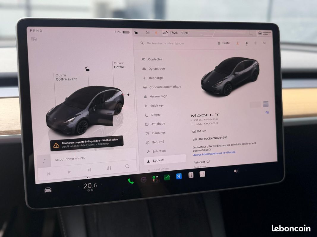 TESLA MODEL Y Long Range AWD Dual Motor SOH 90% (image 38)