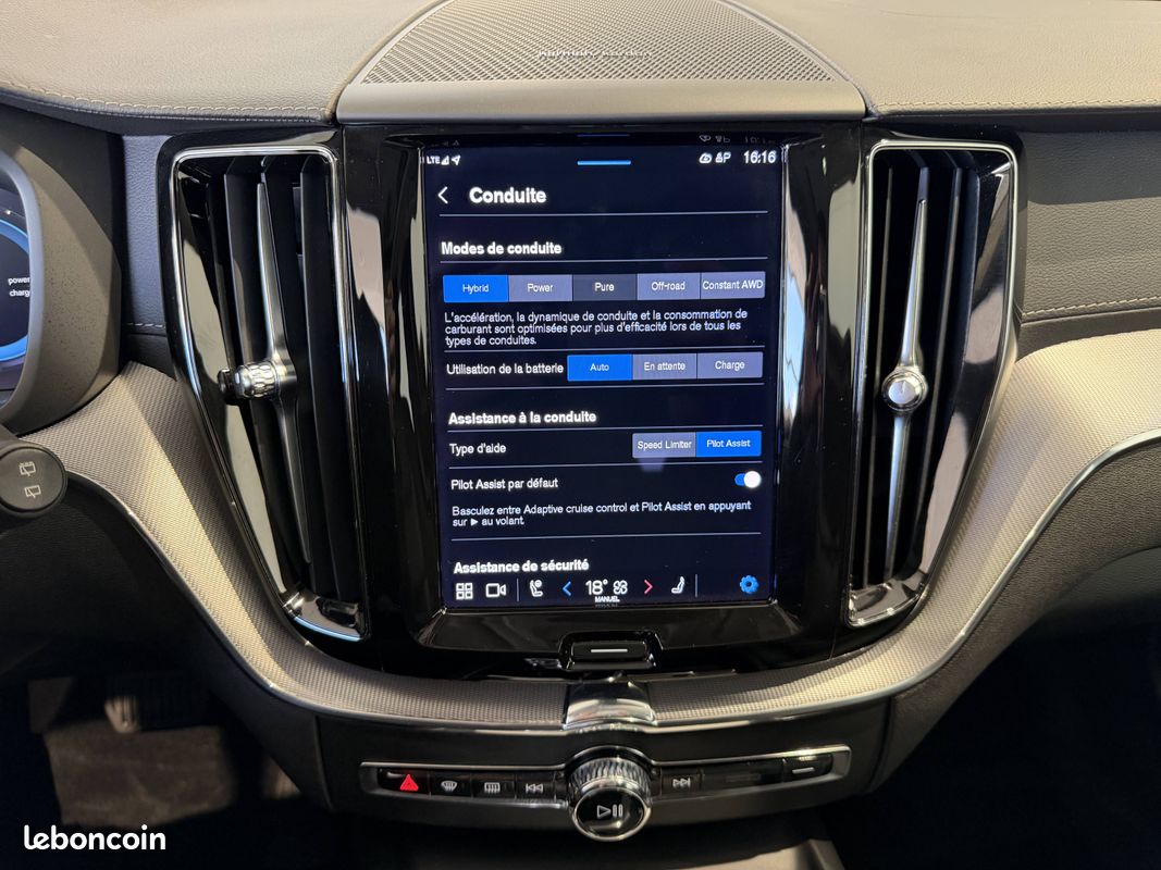 VOLVO XC60 T6 Recharge AWD 253 ch + 87 ch Geartronic 8 Inscription Luxe (image 20)