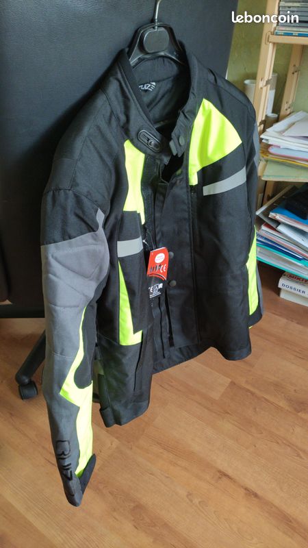 Blouson moto neuf + coques + doublure thermique amovible (image 4)