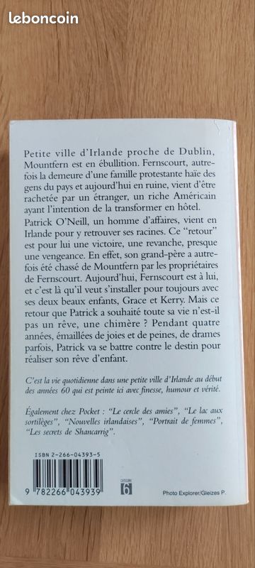 "Retour en Irlande" Maeve Binchy (image 2)